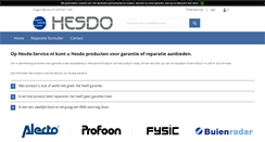 Desktop Screenshot of hesdo-service.nl